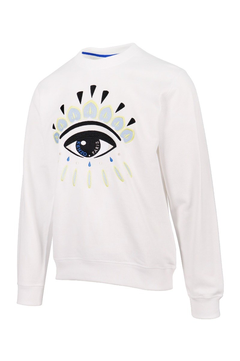 Eye Sweatshirt Cotton Long Sleeves Kenzo Paris Fashion Sweater Basic Casual