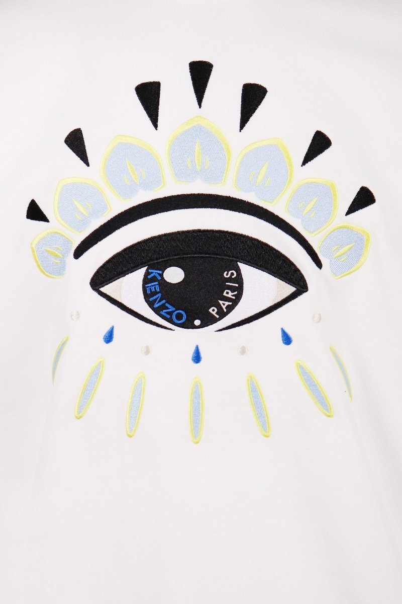 Eye Sweatshirt Cotton Long Sleeves Kenzo Paris Fashion Sweater Basic Casual