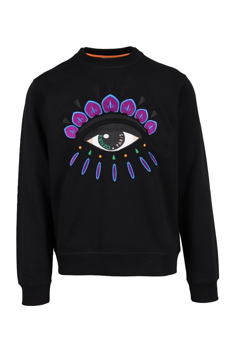 Eye Sweatshirt Cotton Long Sleeves Kenzo Paris Fashion Sweater Basic Casual