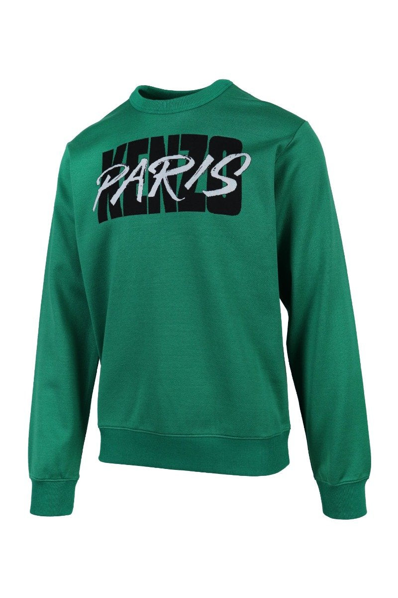 Kenzo Paris Sweatshirt Men Fashion Long-Sleeve Cotton-Blend Casual Trendy 