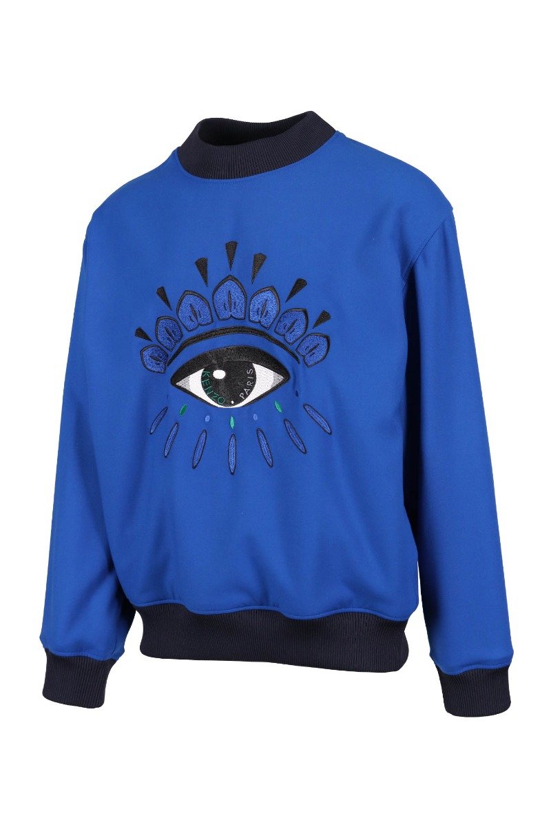 Eye Sweatshirt Cotton Long Sleeves Kenzo Paris Fashion Sweater Basic Casual
