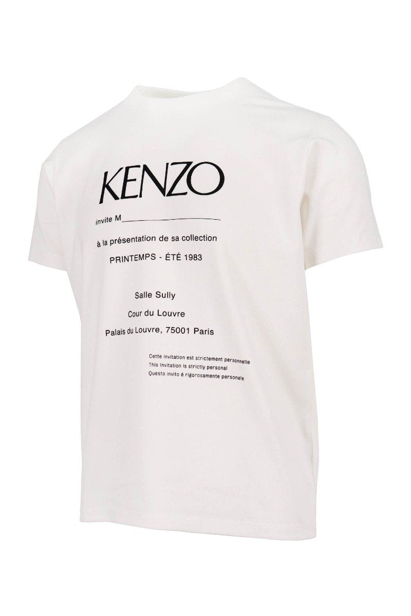 Invitation T-Shirt Kenzo Classic Basic Text Tee