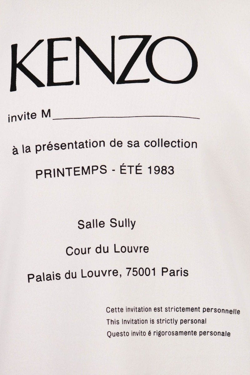 Invitation T-Shirt Kenzo Classic Basic Text Tee