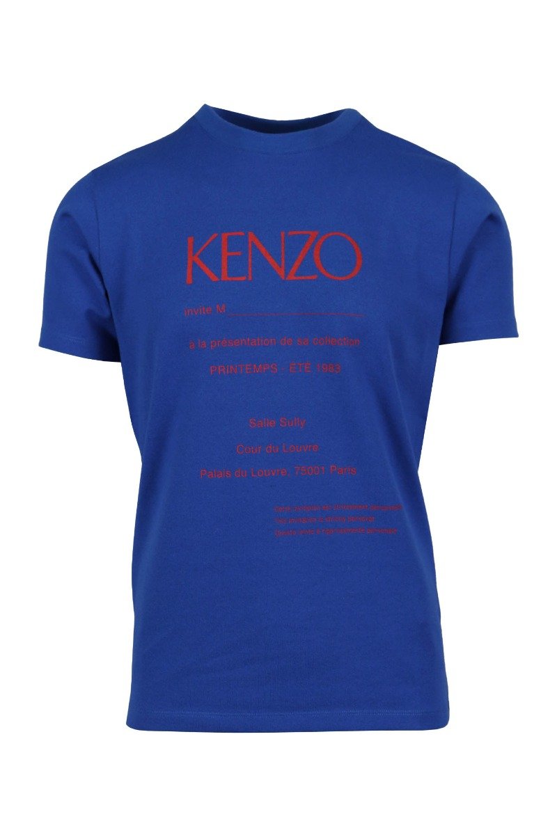 Invitation T-Shirt Kenzo Classic Basic Text Tee