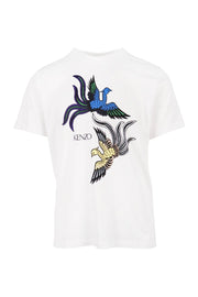 Flying Phoenix T-Shirt Kenzo Paris Short Sleeves Basic Casual 