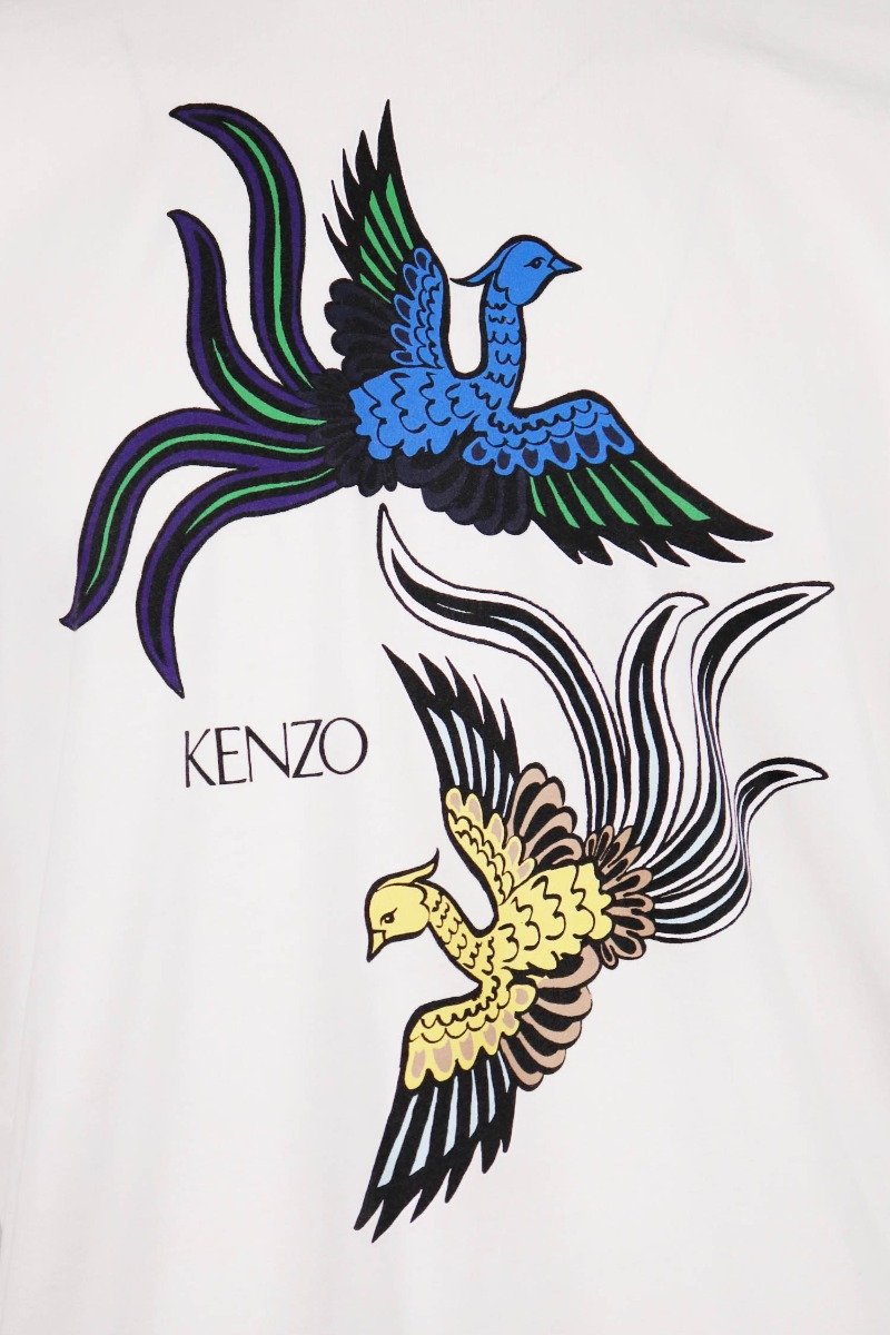 Flying Phoenix T-Shirt Kenzo Paris Short Sleeves Basic Casual 