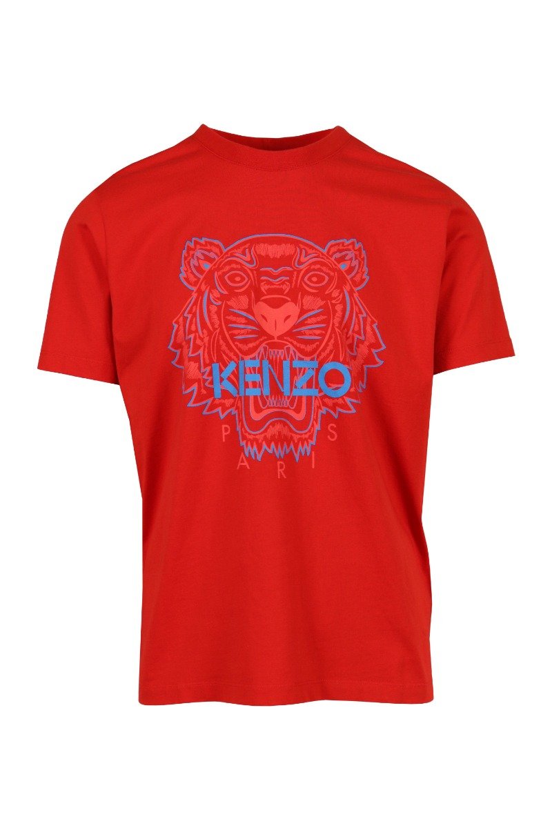 Tiger T-Shirt Kenzo Paris Cotton Short Sleeve Daily Casual Fashion 
