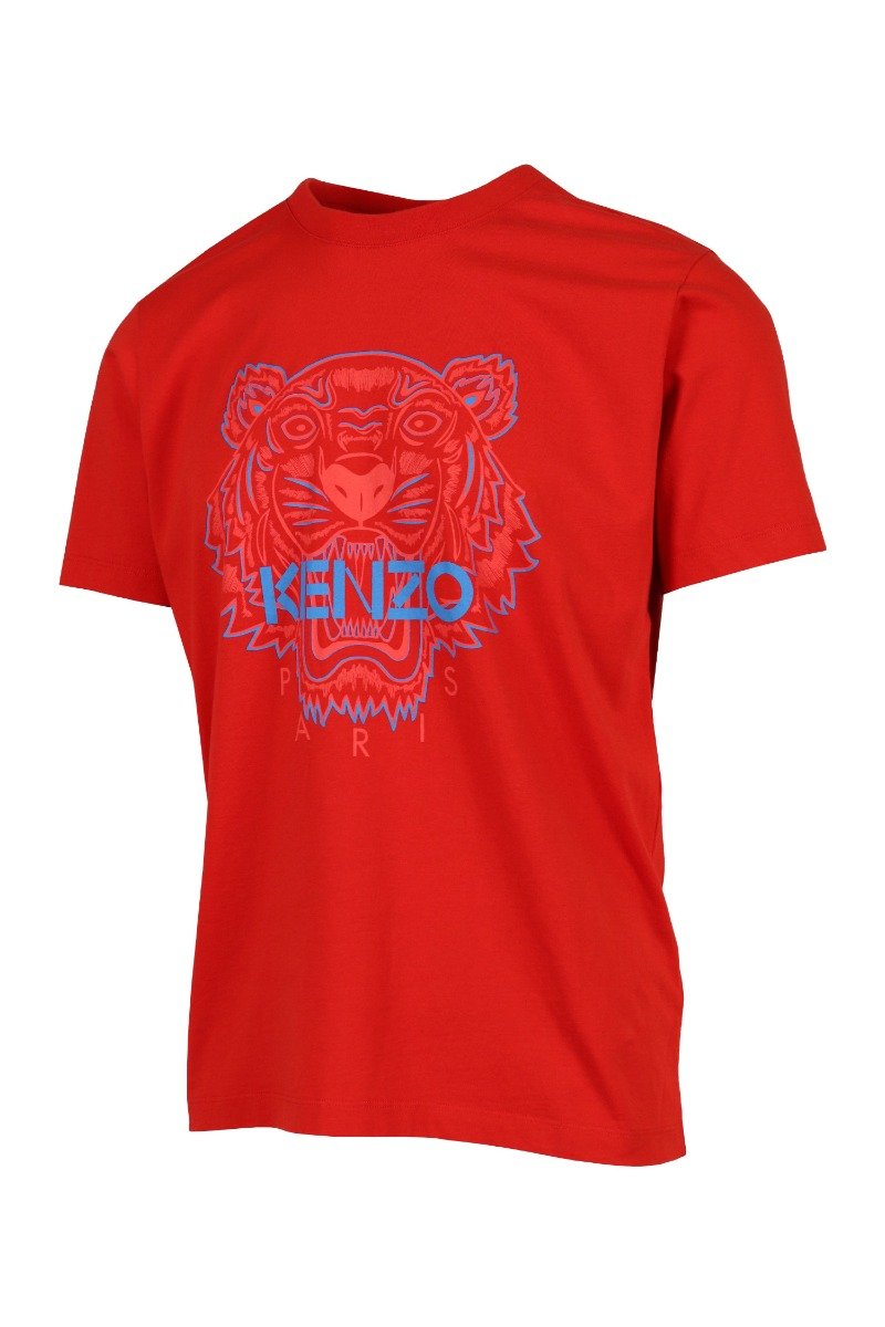 Tiger T-Shirt Kenzo Paris Cotton Short Sleeve Daily Casual Fashion 