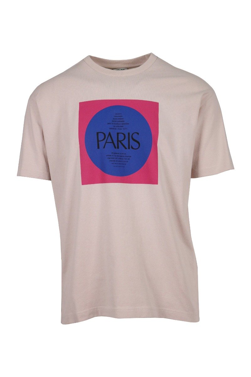 Kenzo Square Logo T-Shirt Men Fashion Short-Sleeve Cotton Casual Tee