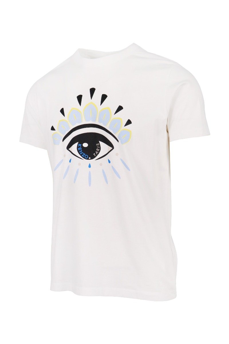 Eye T-shirt Kenzo Paris Short Sleeves Top Unisex Men Women Basic Casual 