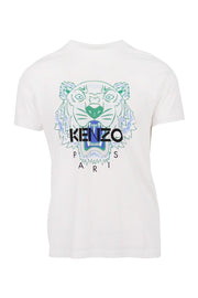 Tiger T-Shirt Kenzo Paris Cotton Short Sleeve Straight Cut Daily Casual Fashion 