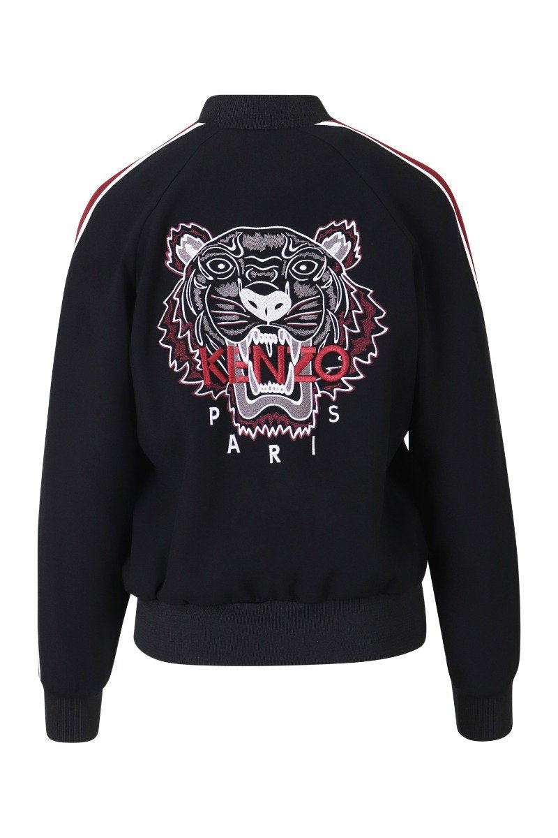 Tiger Jacket Women Fashion Kenzo Paris Triacetate Blend Long Sleeve Casual