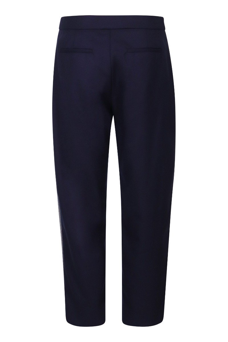 Colourblock Flannel Pant Fashion Bottoms Long Pants Basic