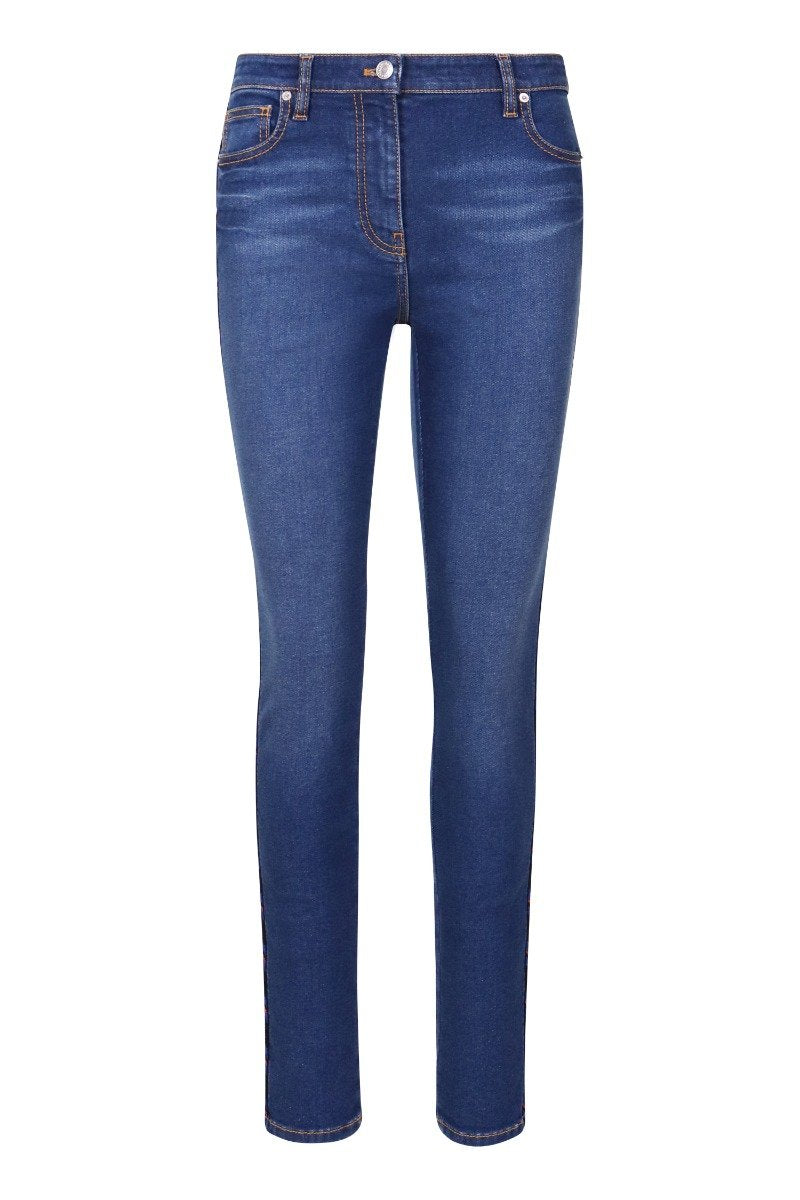 Denim Skinny Jeans Kenzo Fashion Basic Casual Bottoms 