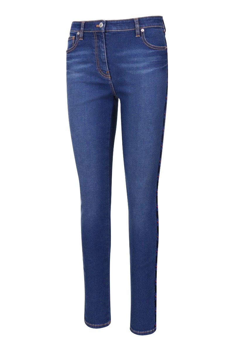 Denim Skinny Jeans Kenzo Fashion Basic Casual Bottoms 