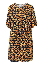 Ditzy Peonie Dress Women Fashion Casual Dress 