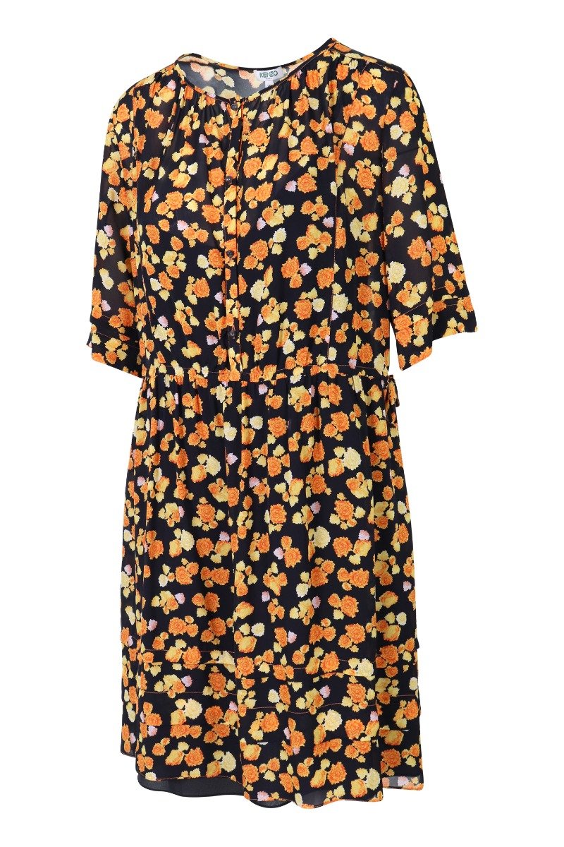 Ditzy Peonie Dress Women Fashion Casual Dress 