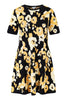 Peonie Knit Dress Women Fashion Kenzo Paris Viscose-Blend Fit and Flare Short Sleeve Onepiece