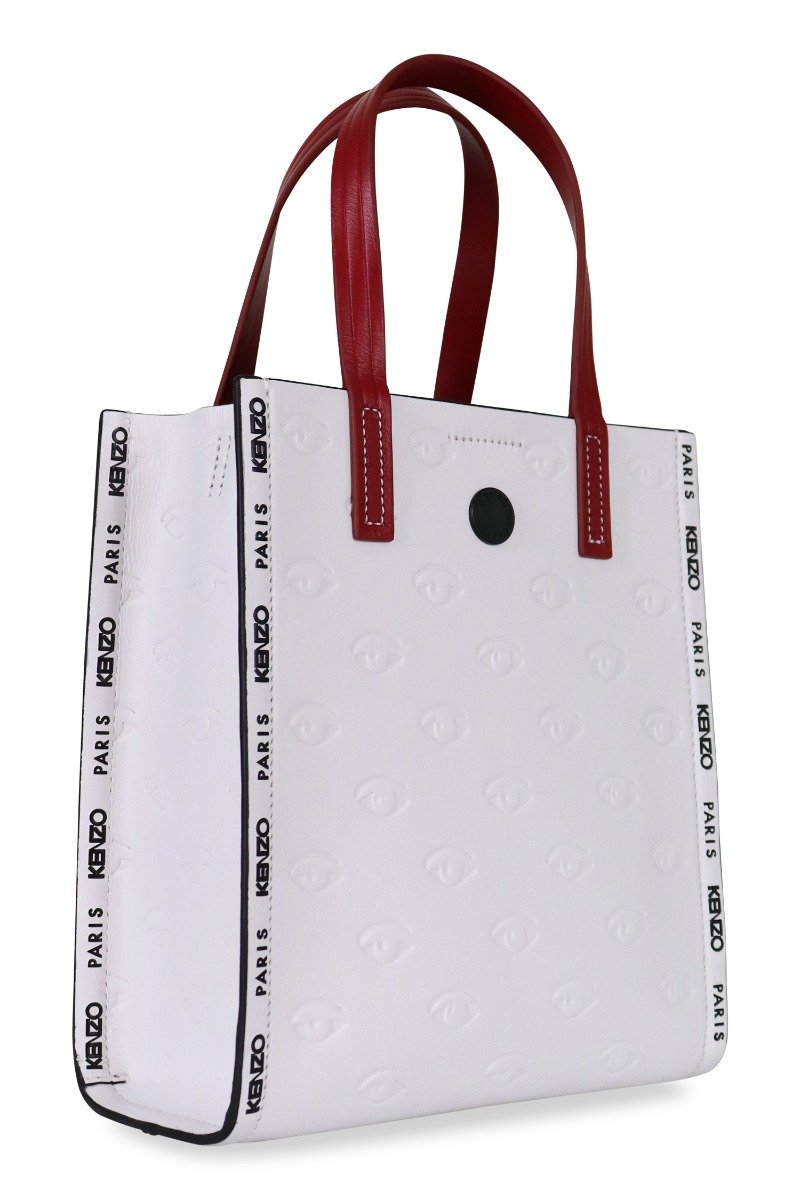 Multi Eye Tote Bag Women Fashion Kenzo Paris Calf-Leather Accessories Handbag Mature