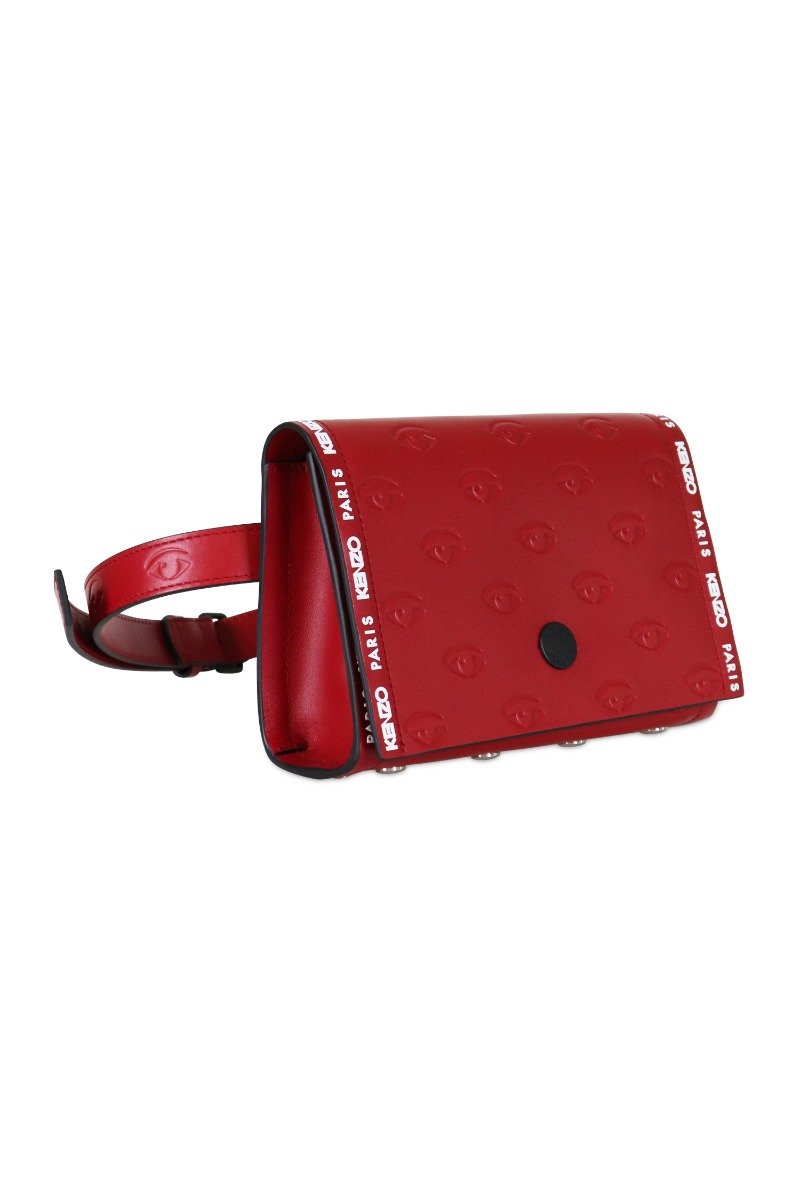 Multi Eye Belt Bag Women Fashion Kenzo Paris Calf-Leather Casual Designer Trendy