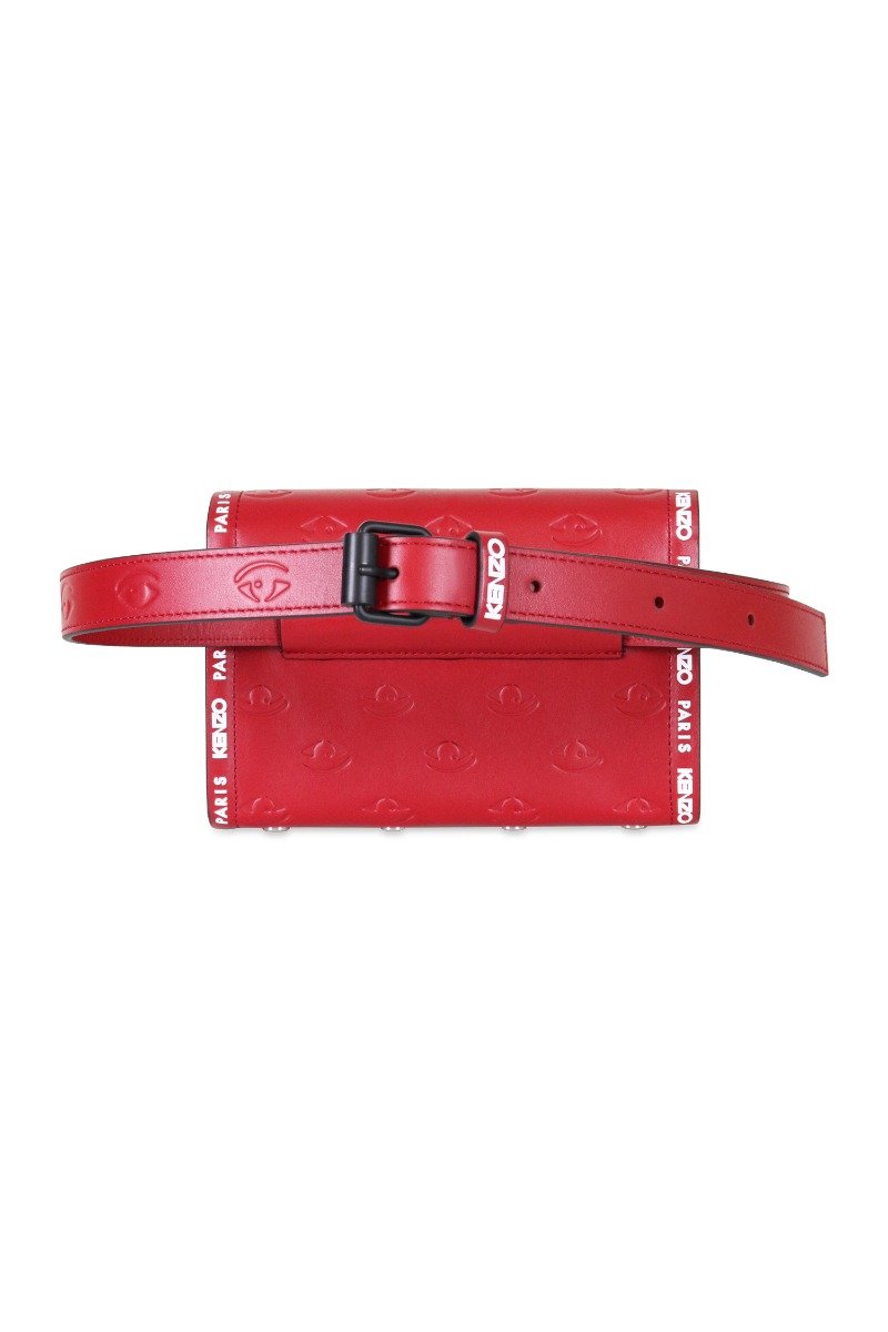 Multi Eye Belt Bag Women Fashion Kenzo Paris Calf-Leather Casual Designer Trendy