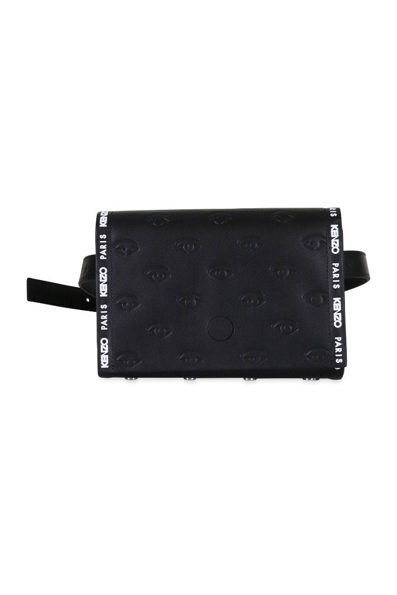 Multi Eye Belt Bag Women Fashion Kenzo Paris Calf-Leather Casual Designer Trendy