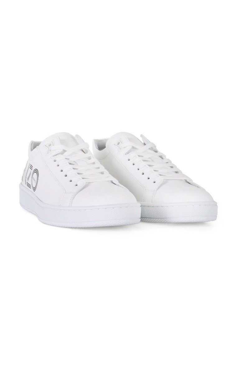 Tennix Sneaker Kenzo Paris Calf Leather Lace Shoes Footwear Casual Fashion