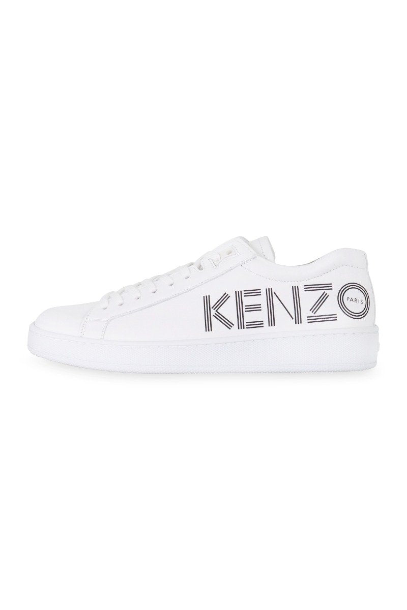 Tennix Sneaker Kenzo Paris Calf Leather Lace Shoes Footwear Casual Fashion