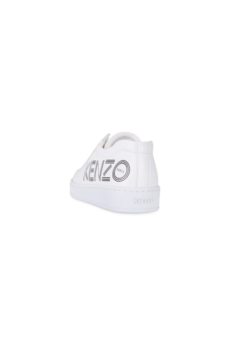Tennix Sneaker Kenzo Paris Calf Leather Lace Shoes Footwear Casual Fashion
