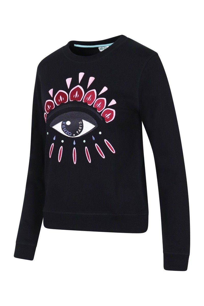 Eye Sweatshirt Cotton Long Sleeves Kenzo Paris Fashion Sweater Basic Casual