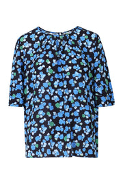 Ditzy Peonie Top Women Fashion Blouse Floral Print