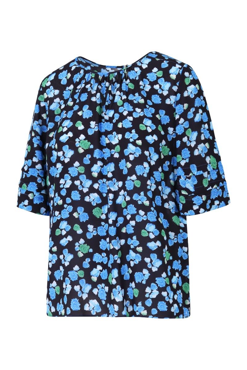 Ditzy Peonie Top Women Fashion Blouse Floral Print