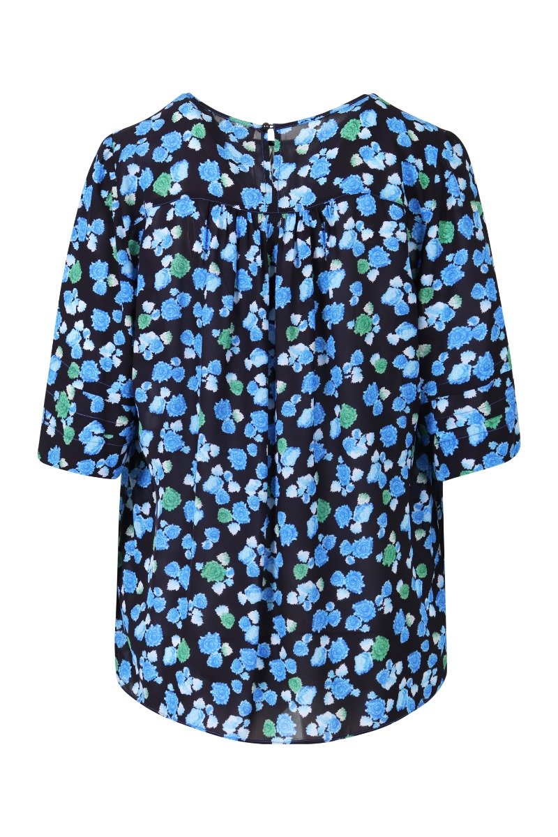 Ditzy Peonie Top Women Fashion Blouse Floral Print