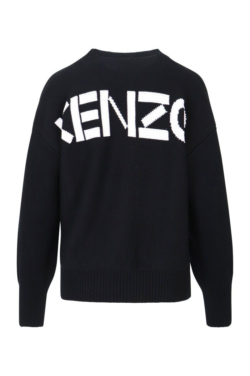 Kenzo Logo Sweater Men Fashion Long-Sleeve Cotton-Blend Casual Classic Chic Trendy