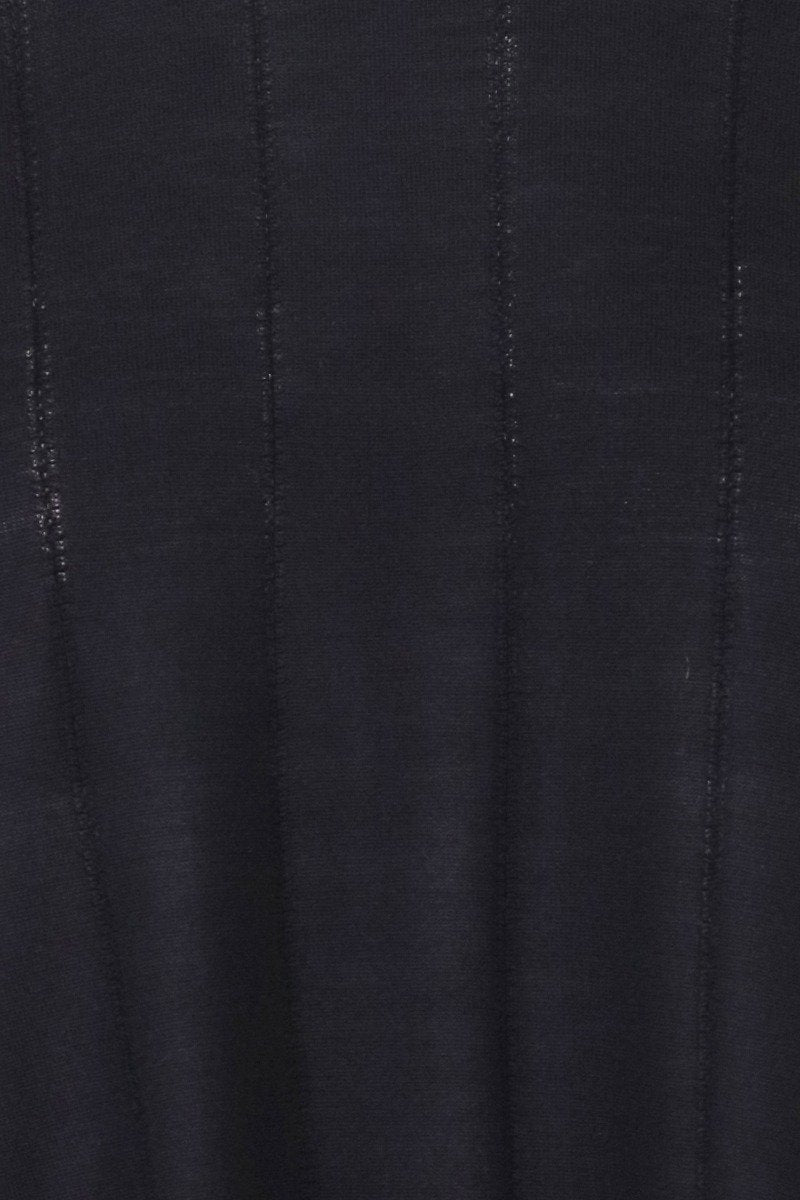 Longline Ruffle Trim Sweater Women Fashion Kenzo Paris Wool-Silk Blend Long Sleeve Ruffle