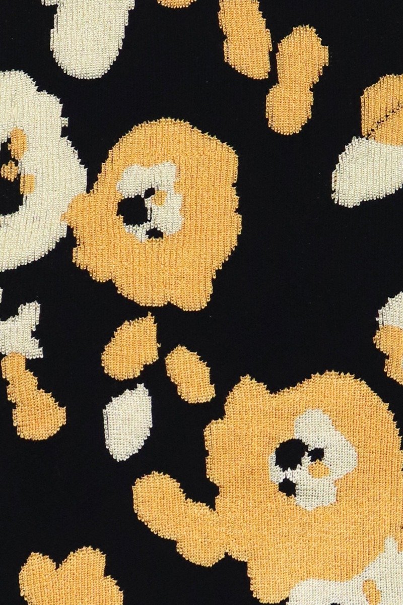 Peonie Jacquard Sweater Women Fashion Kenzo Paris Viscose-blend Long Sleeve Pattern Stylish