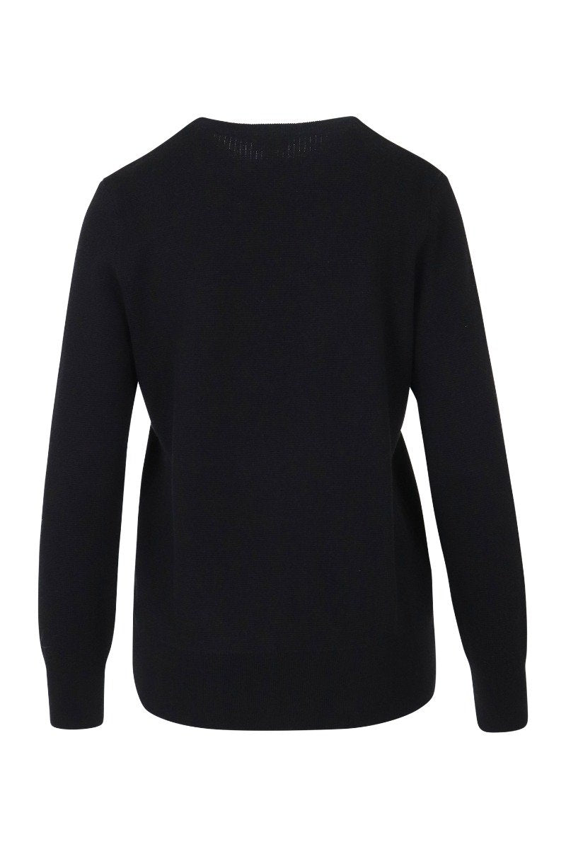 Passion Flower Sweater Women Fashion Kenzo Paris Wool-Blend Long Sleeve Casual Top