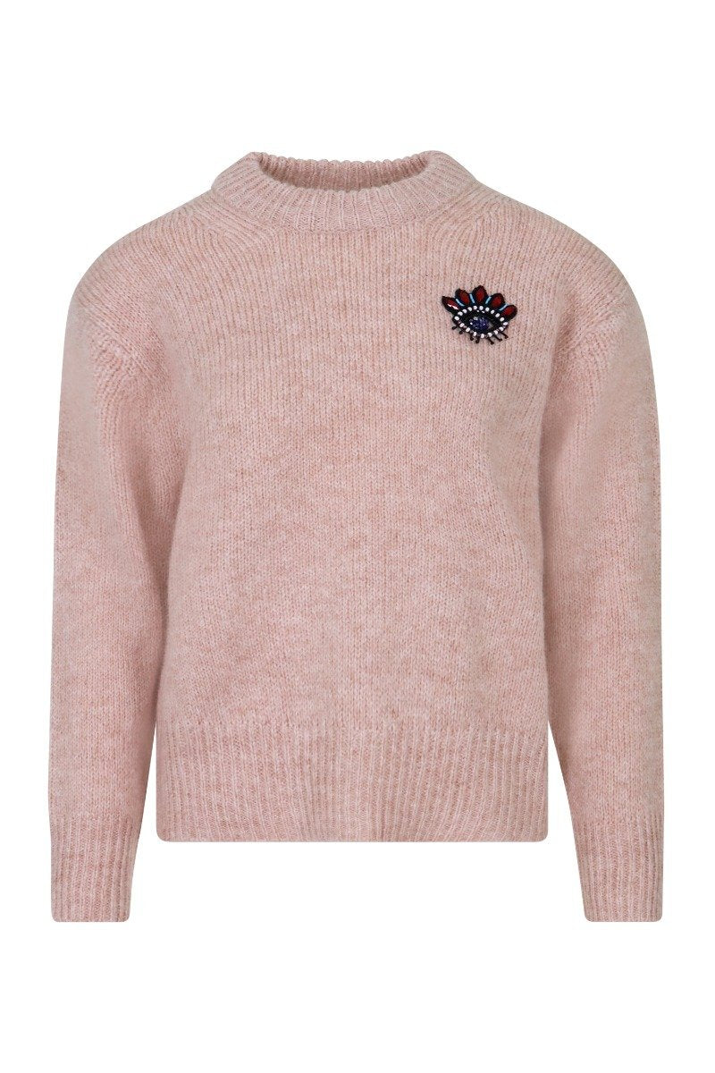 Eye Sweater Round Neck Fashion Unisex Men Women Long Sleeves Winter Sweater