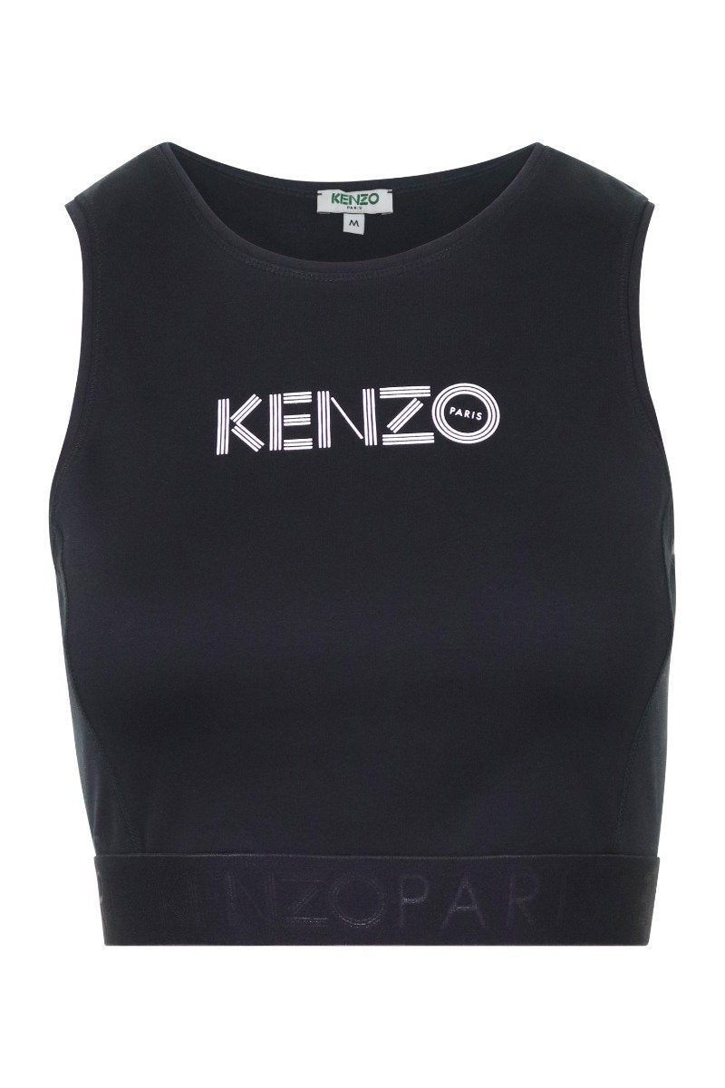 Kenzo Logo & Rose Casual Shirt Cotton Big Wording Formal Wear