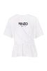 Kenzo Paris T-Shirt Women Fashion Short-Sleeve Cotton Casual Tee Designed Knotted