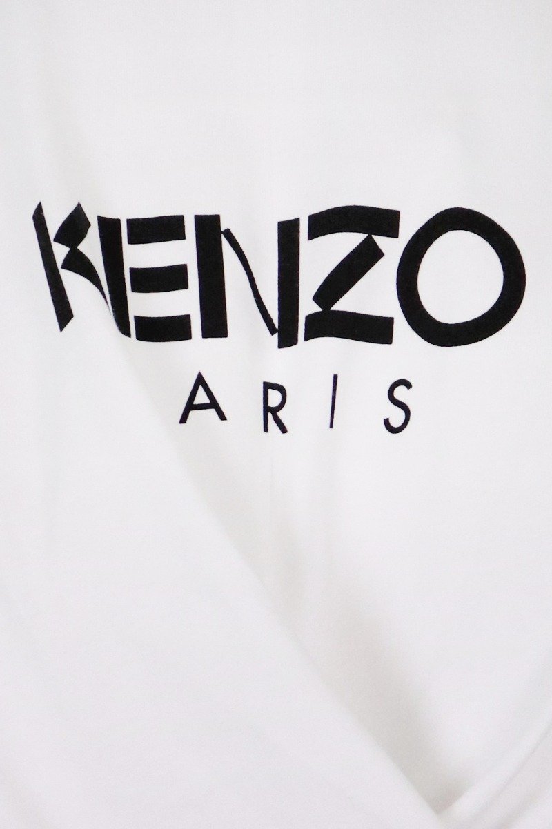 Kenzo Paris T-Shirt Women Fashion Short-Sleeve Cotton Casual Tee Designed Knotted
