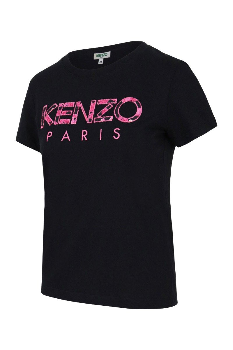 Kenzo Paris T-Shirt Women Fashion Short-Sleeve Cotton Casual Tee