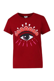 Eye T-shirt Kenzo Paris Short Sleeves Top Unisex Men Women Basic Casual 