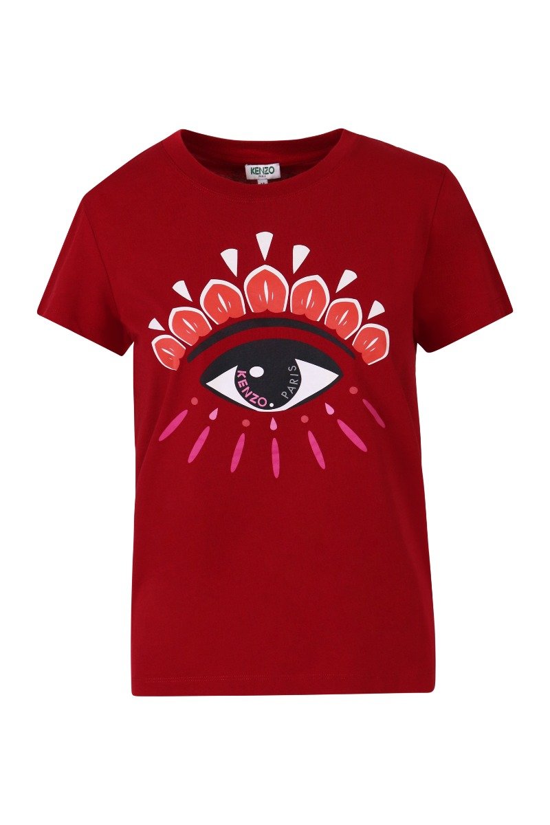 Eye T-shirt Kenzo Paris Short Sleeves Top Unisex Men Women Basic Casual 