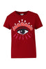 Eye T-shirt Kenzo Paris Short Sleeves Top Unisex Men Women Basic Casual 