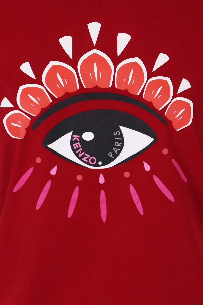Eye T-shirt Kenzo Paris Short Sleeves Top Unisex Men Women Basic Casual 