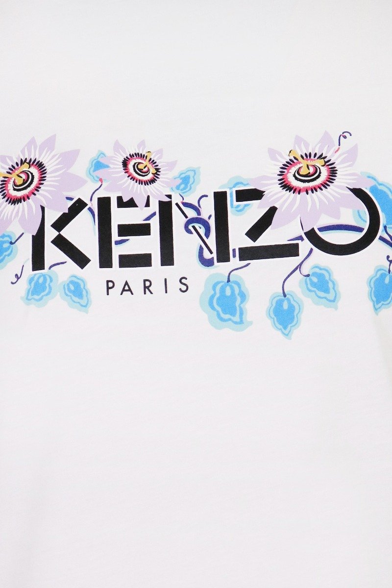 Kenzo Paris T-Shirt Women Fashion Short-Sleeve Cotton Casual Tee Detailed