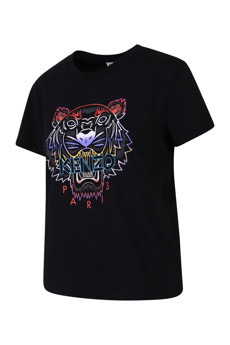 Gradient Tiger T-Shirt Kenzo Paris Fashion Designer Top Casual Basic 