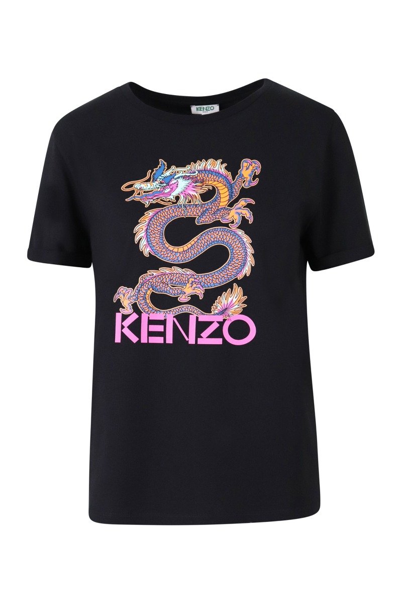 Dragon T-Shirt Cotton Unisex Men Women Crew Neck