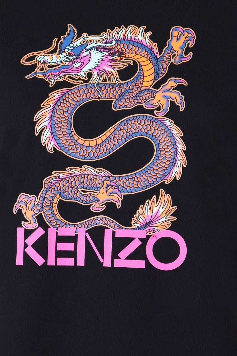 Dragon T-Shirt Cotton Unisex Men Women Crew Neck